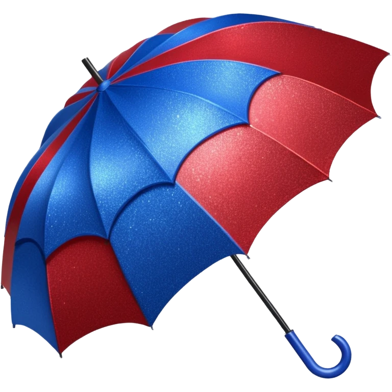 glitter red and blue umbrella resident evil emoji
