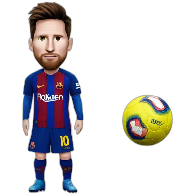 Messi 8 ballon dior  emoji