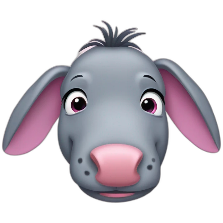 pink eeyore emoji