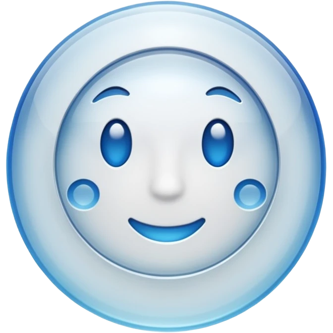 a piece of plastic material. no face emoji
