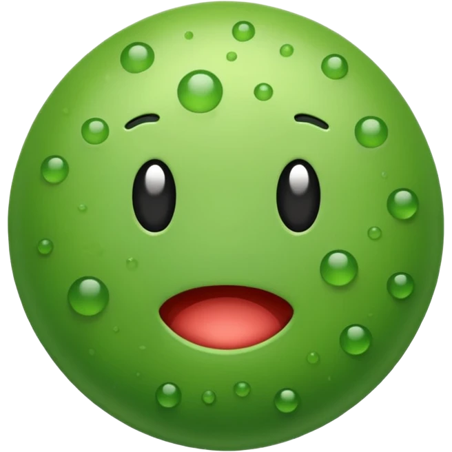 un emoji de una bacteria emoji