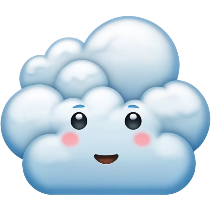 cloud when you think emoji