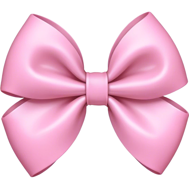 Baby pink bow emoji