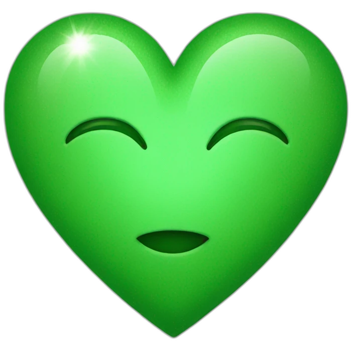 Green heart emoji