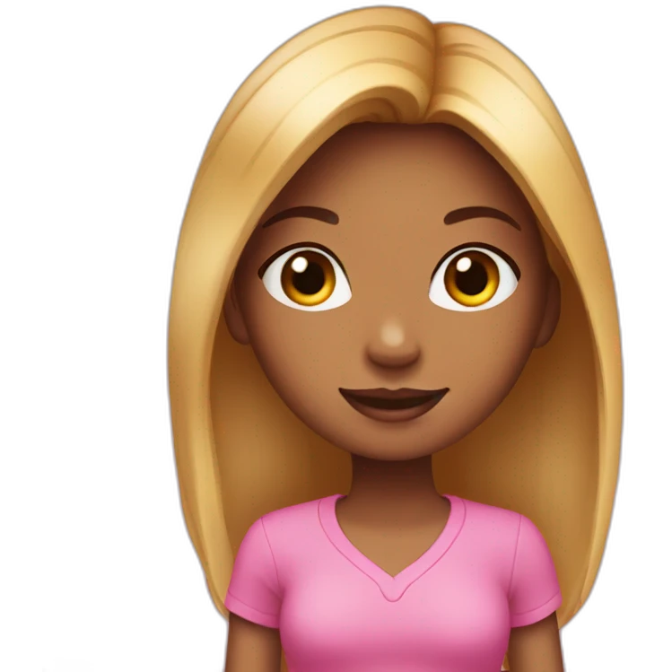 Barby girl emoji