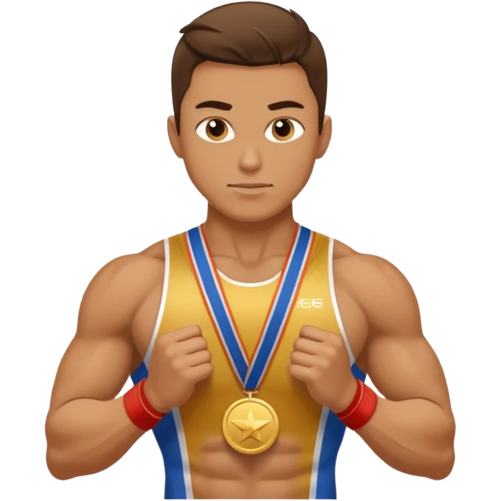 Champion with all respect emoji