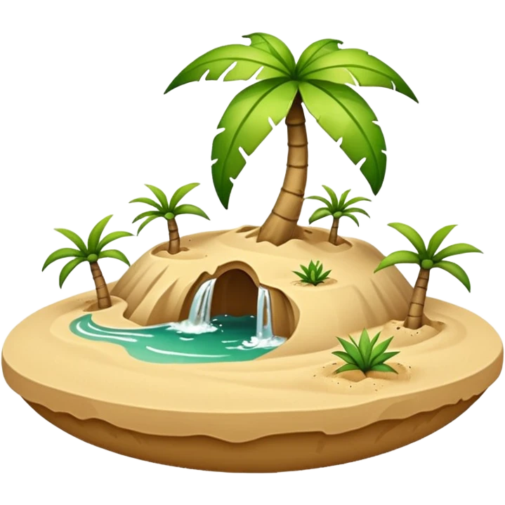 sand flying island emoji