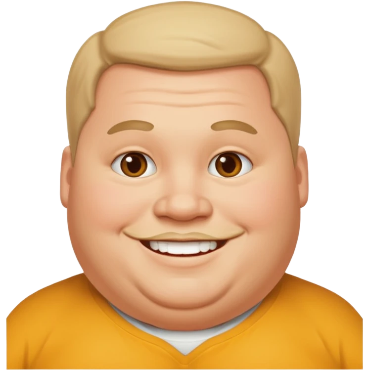Hombre super Gordo emoji