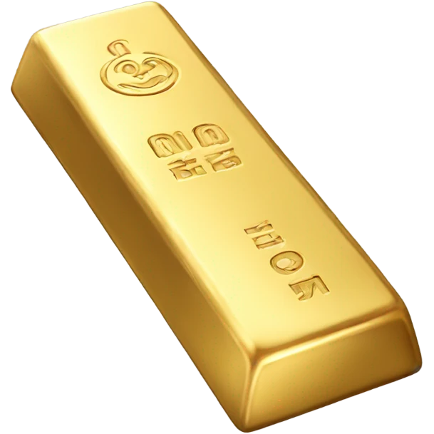 Gold bar emoji