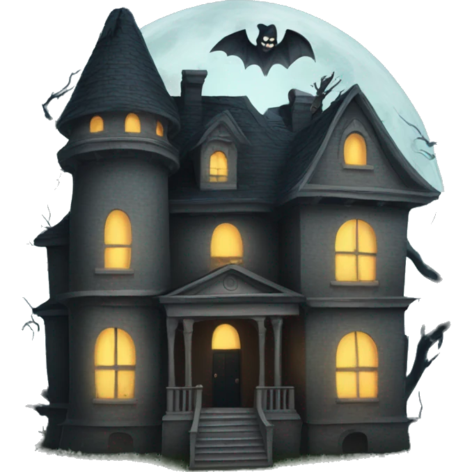 haunted house emoji