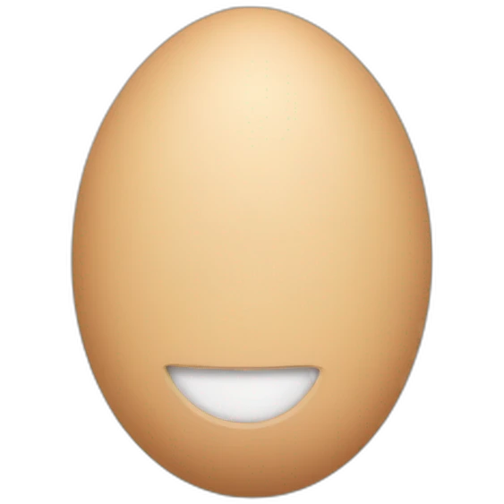 egg head emoji