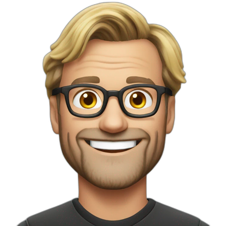 jurgen Klopp cute smile emoji