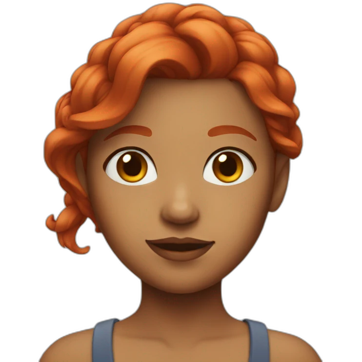 girl with red hair emoji