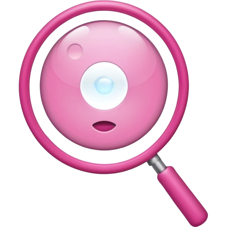 mix light pink dark pink and white girly internet wifi with a magnifying glass emoji