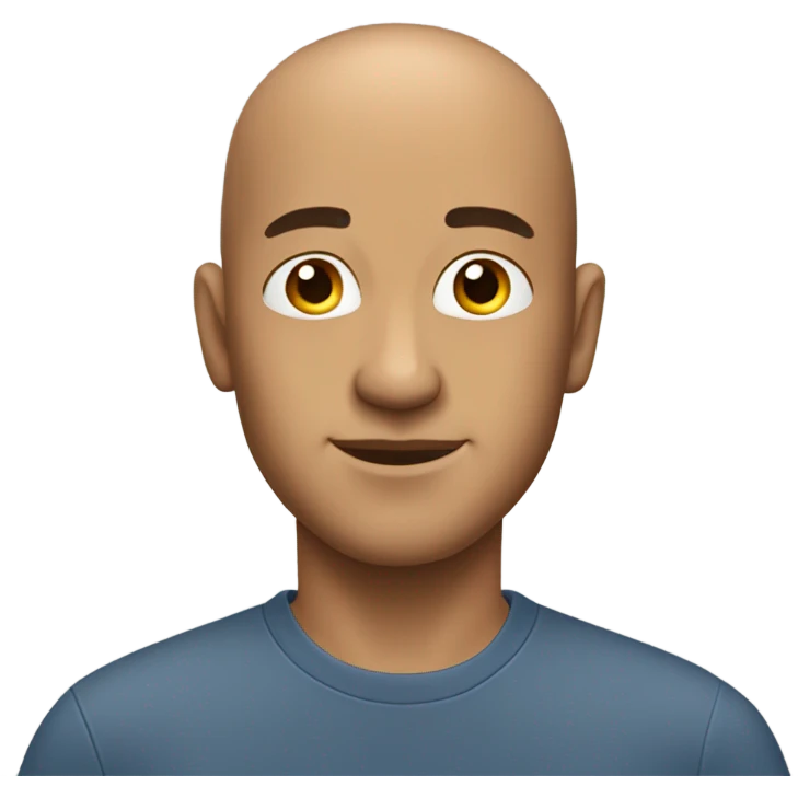bald man emoji