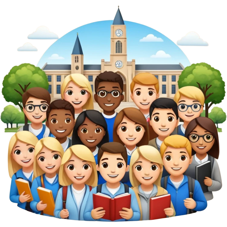 Helping students to study abroad in different countries and universities  emoji