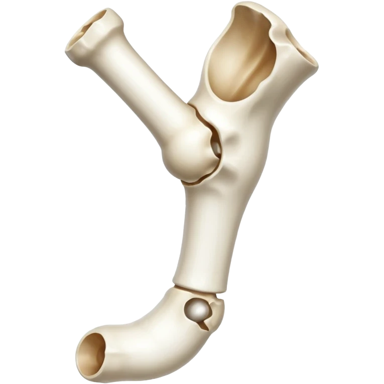  leg bone with tiny holes emoji