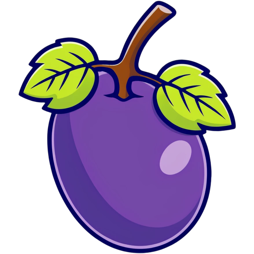 one individual grape berry emoji