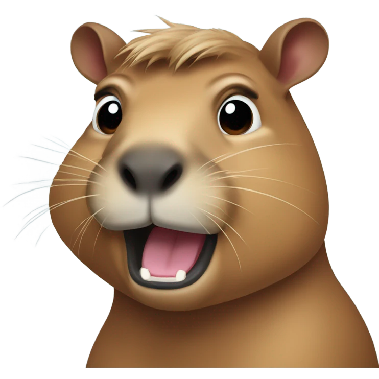 upset capybara emoji