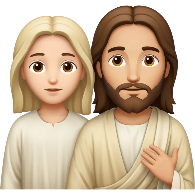 God and Jesus  emoji