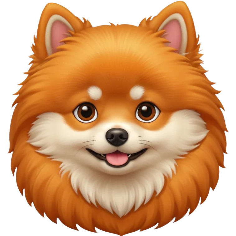 Pomerian dog emoji