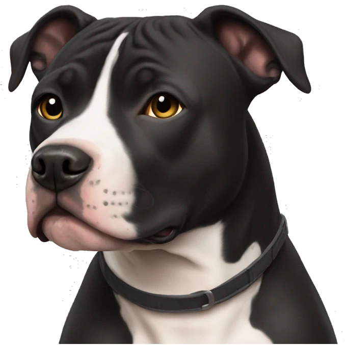 Black American Staffordshire Terrier emoji