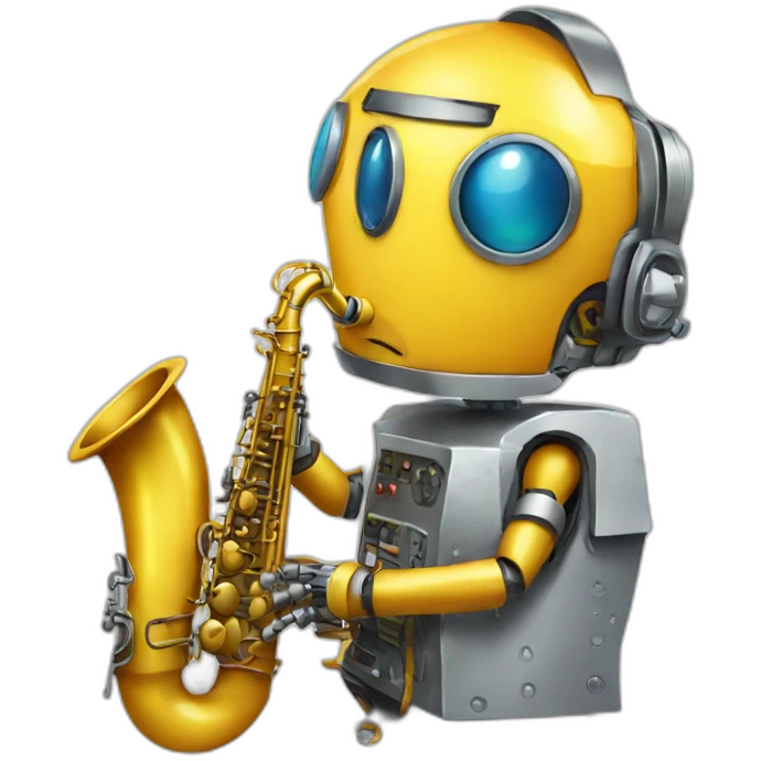 sax robot emoji