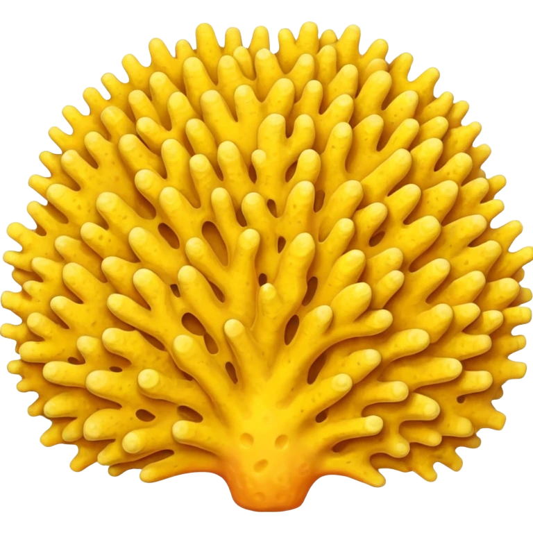 yellow Coral  emoji