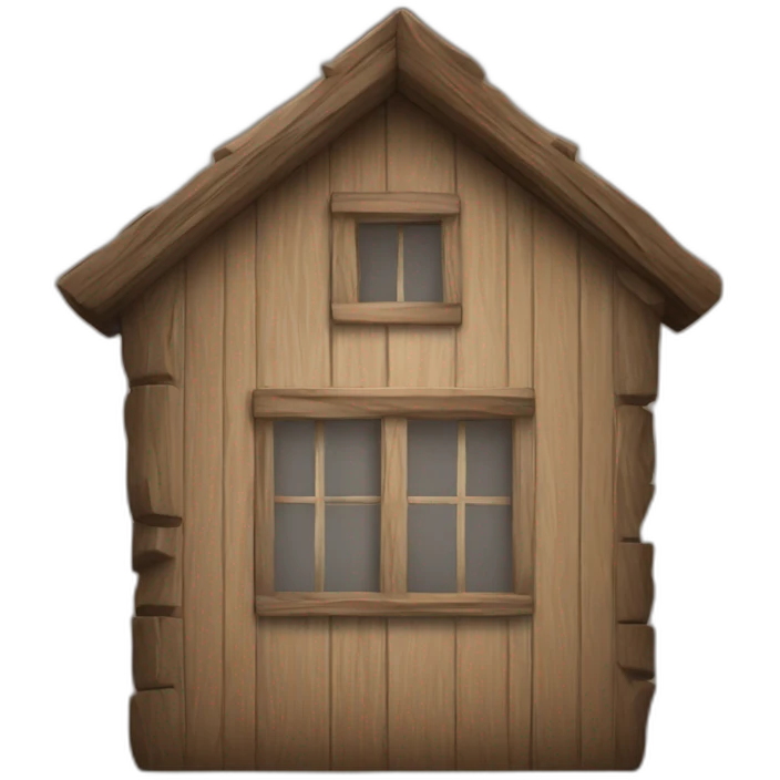 Wood House emoji
