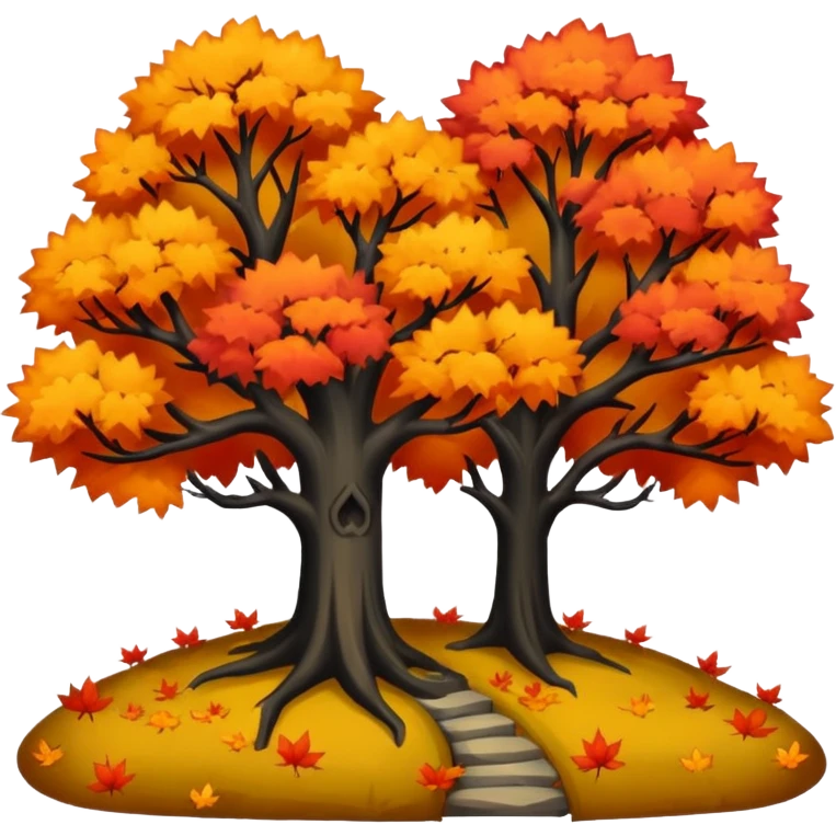 Gothic fall scenery autumn style emoji