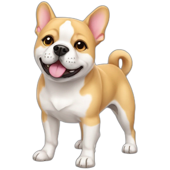 french bulldog shiba inu mix emoji