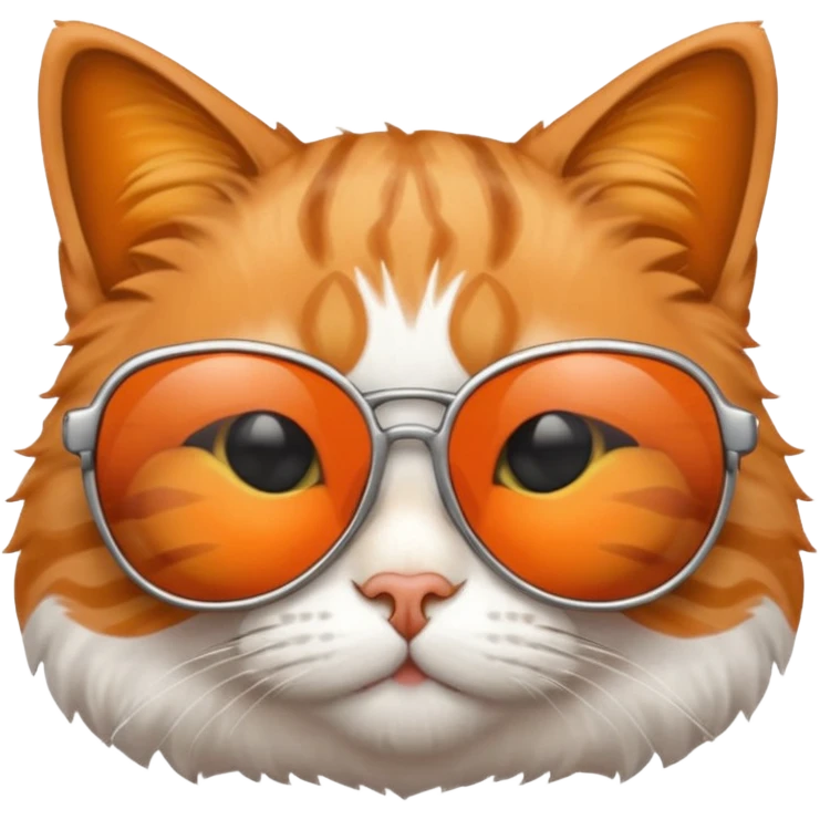 Cat wearing sunglasses emoji