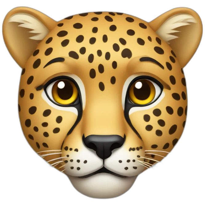 cheetah head emoji