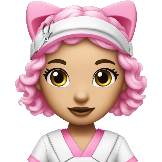 Hello Kitty, lash tech emoji