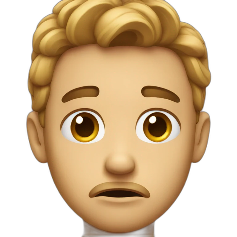 Worried emoji