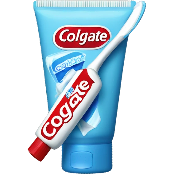 'COLGATE' named  toothpaste emoji