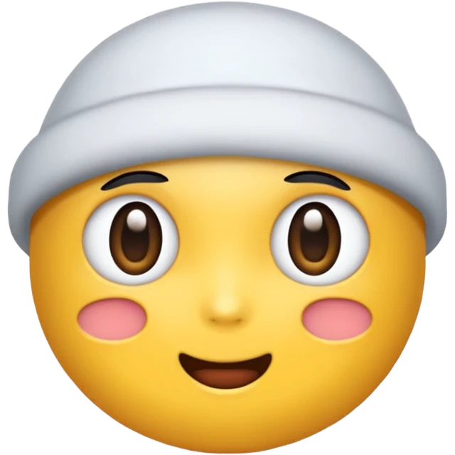 산타모자를 쓰지 않은 흰수염 할아버지 정면 emoji