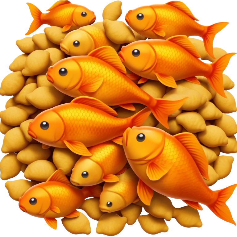 Goldfish fecal matter emoji
