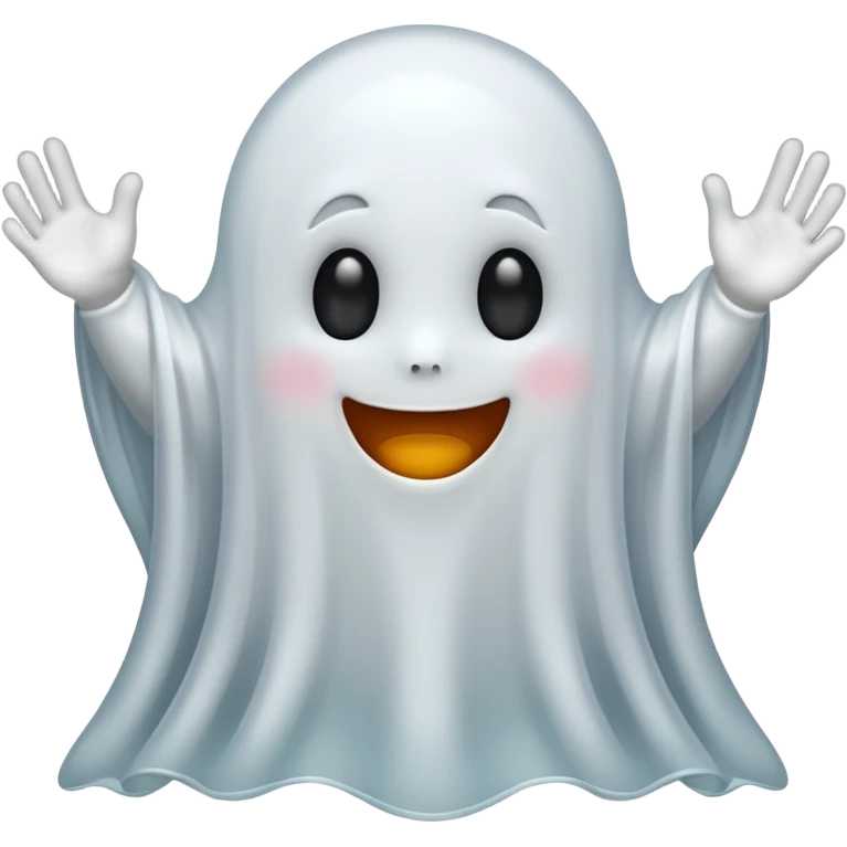 Cute ghost emoji