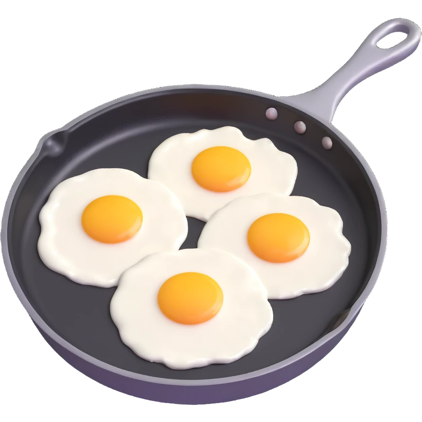 fried eggs in a frying pan emoji