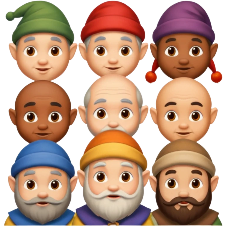 Seven dwarfs emoji