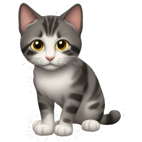 котик с ромашкой emoji