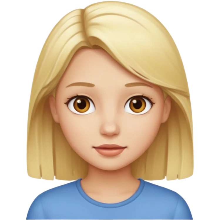 Blonde girl emoji