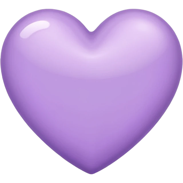 lilac heart emoji