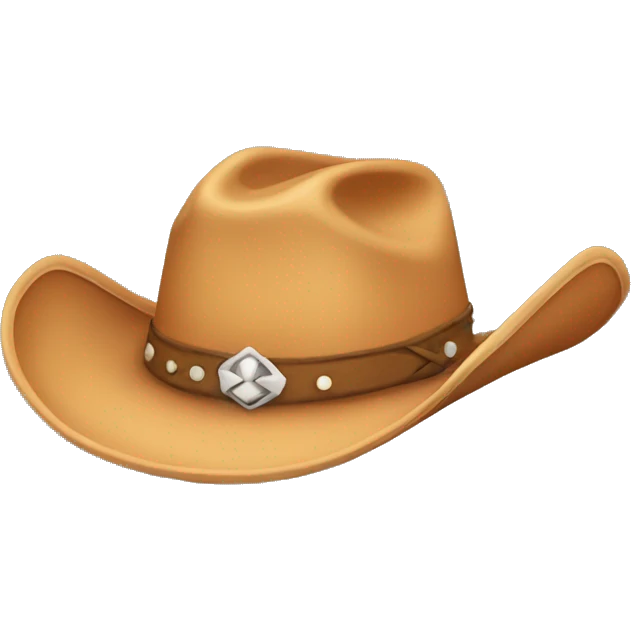 Cowgirl hat emoji
