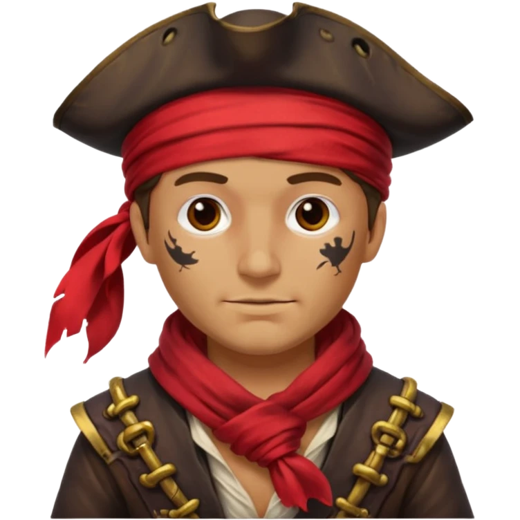 Pirate with scarf 
 emoji