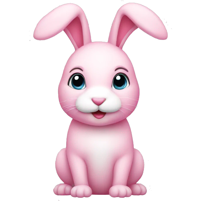Bunny pink emoji