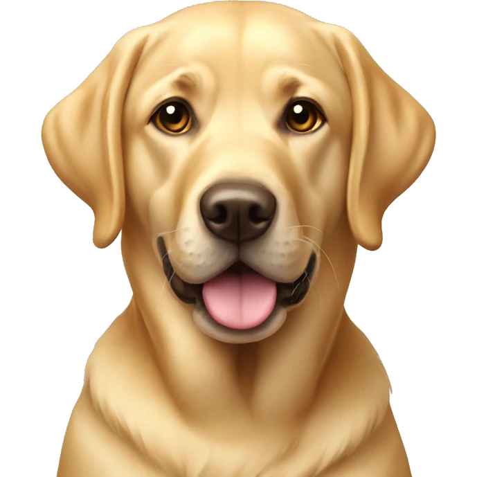 golden labrador emoji