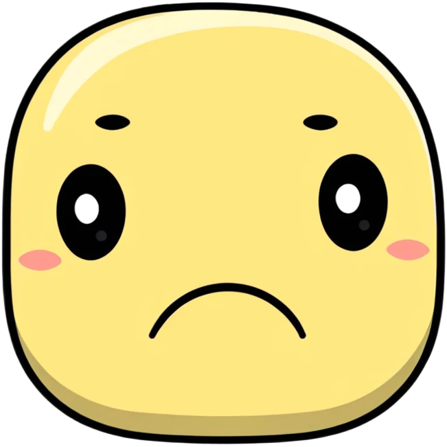 sad face emoji