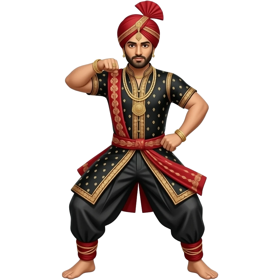 Diljit dosanjh doing bhangra emoji
